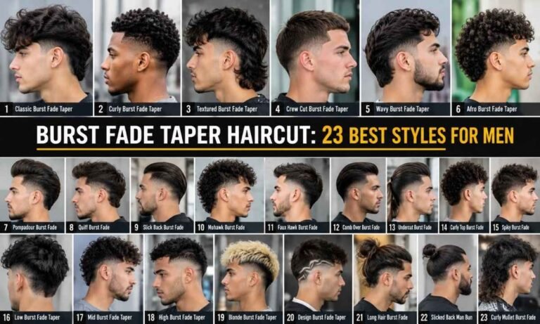 Burst Fade Taper Haircut 23 Best Styles for Men