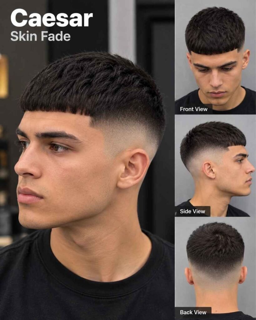 Caesar Skin Fade