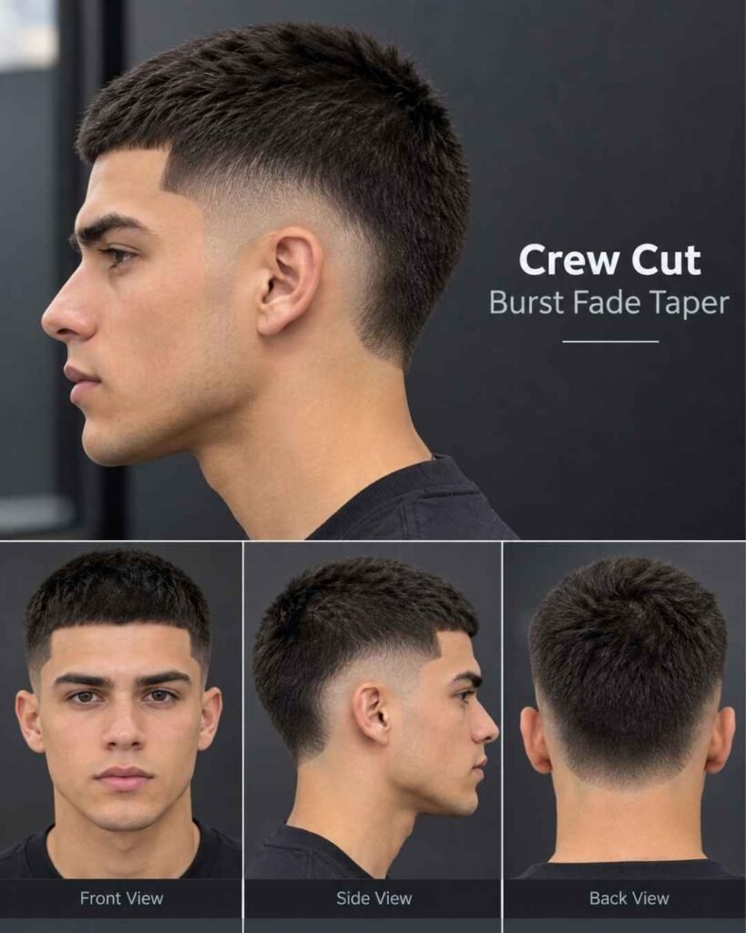 Crew Cut Burst Fade Taper