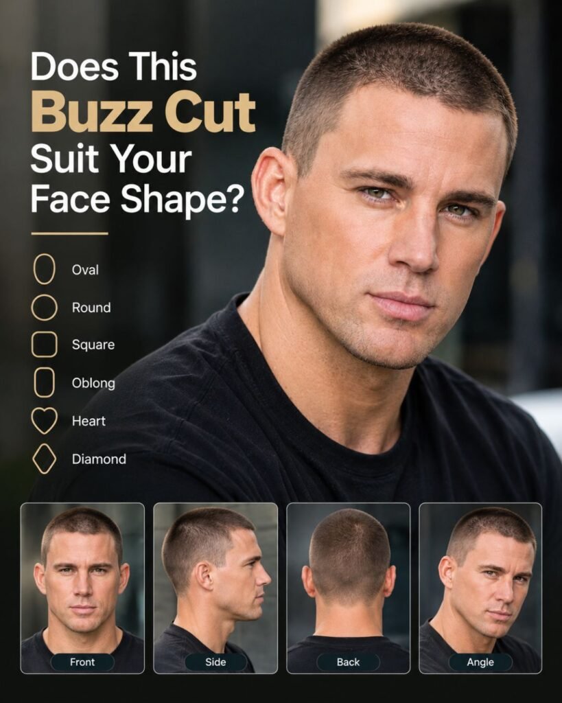 Does This Buzz Cut Suit Your Face Shape