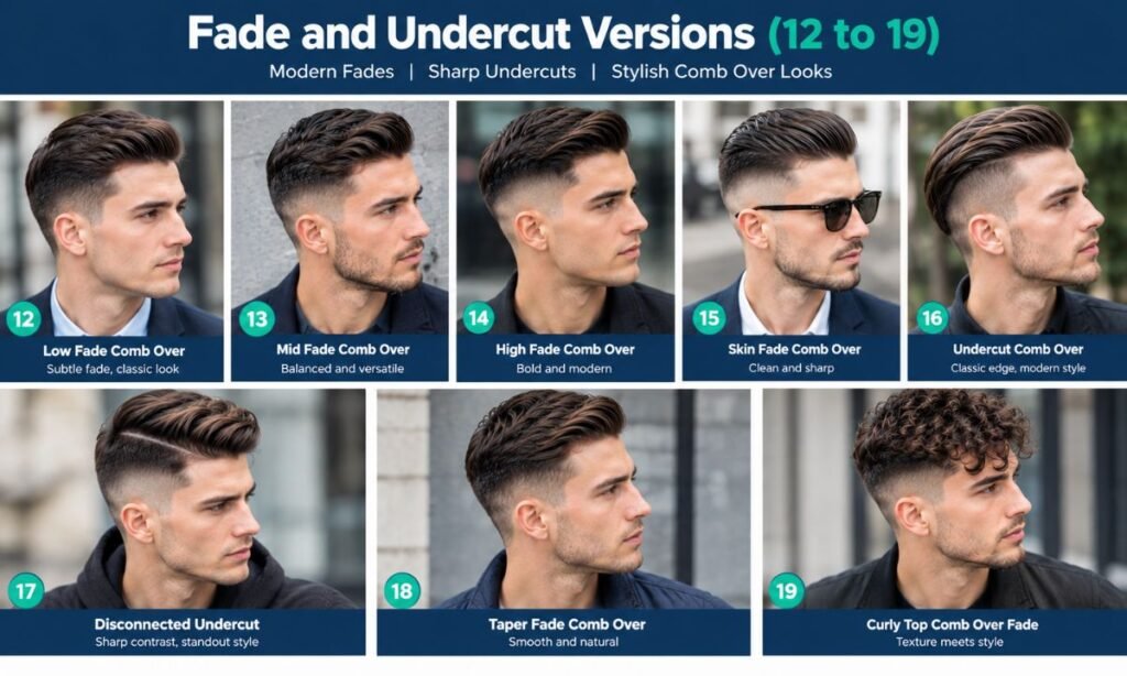 Fade and Undercut Versions (12 to 19)