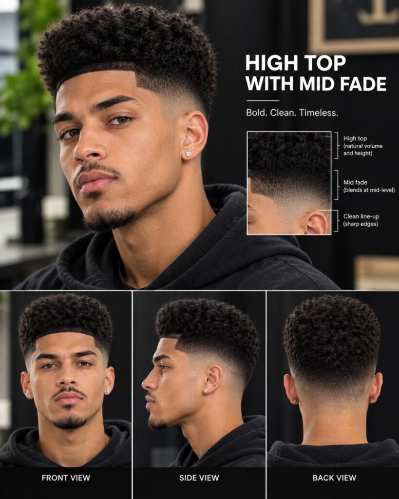 High Top with Mid Fade