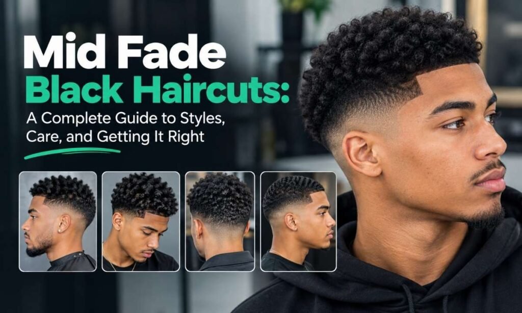 Mid Fade Black Haircuts