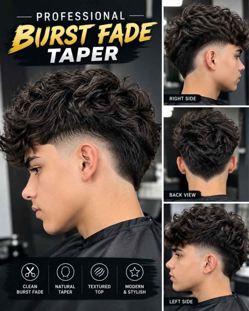 Professional Burst Fade Taper