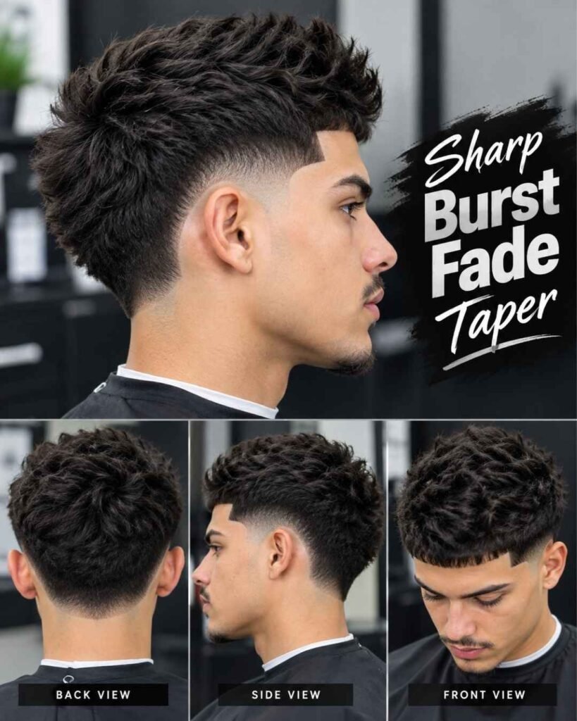 Sharp Burst Fade Taper