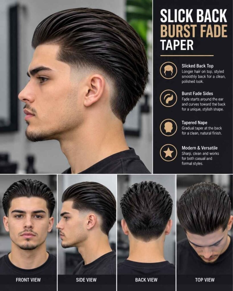 Slick Back Burst Fade Taper