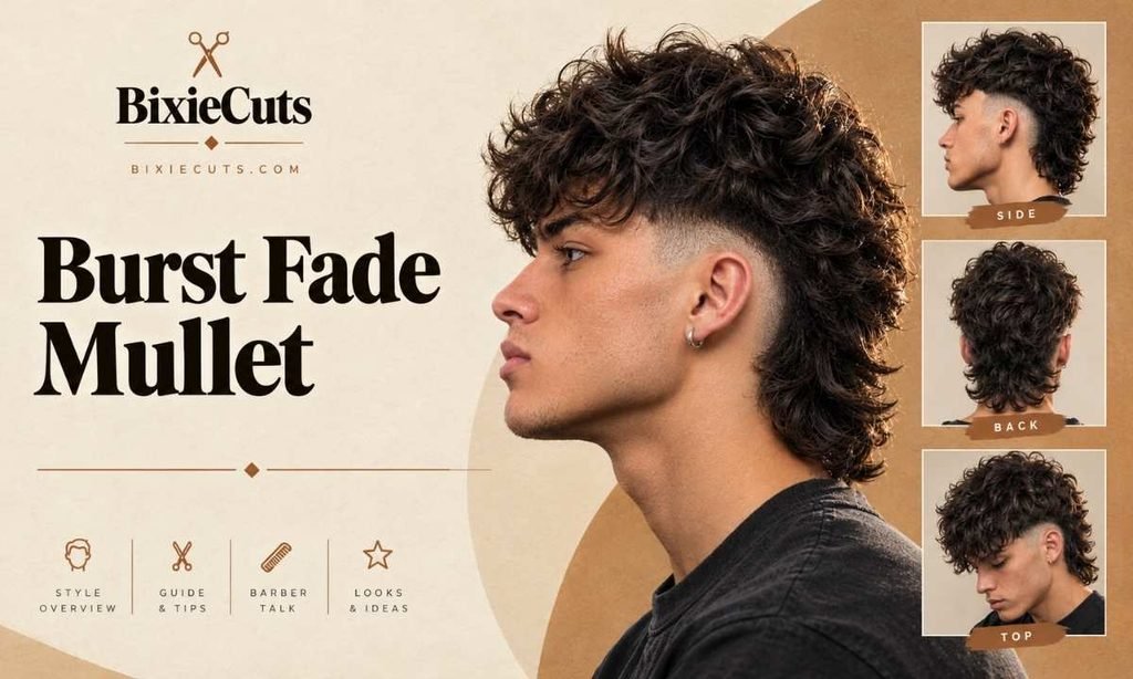 Burst fade mullet