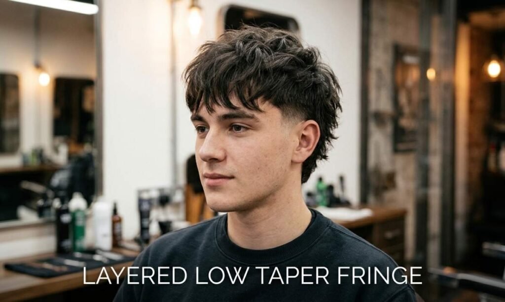 Layered low taper fringe
