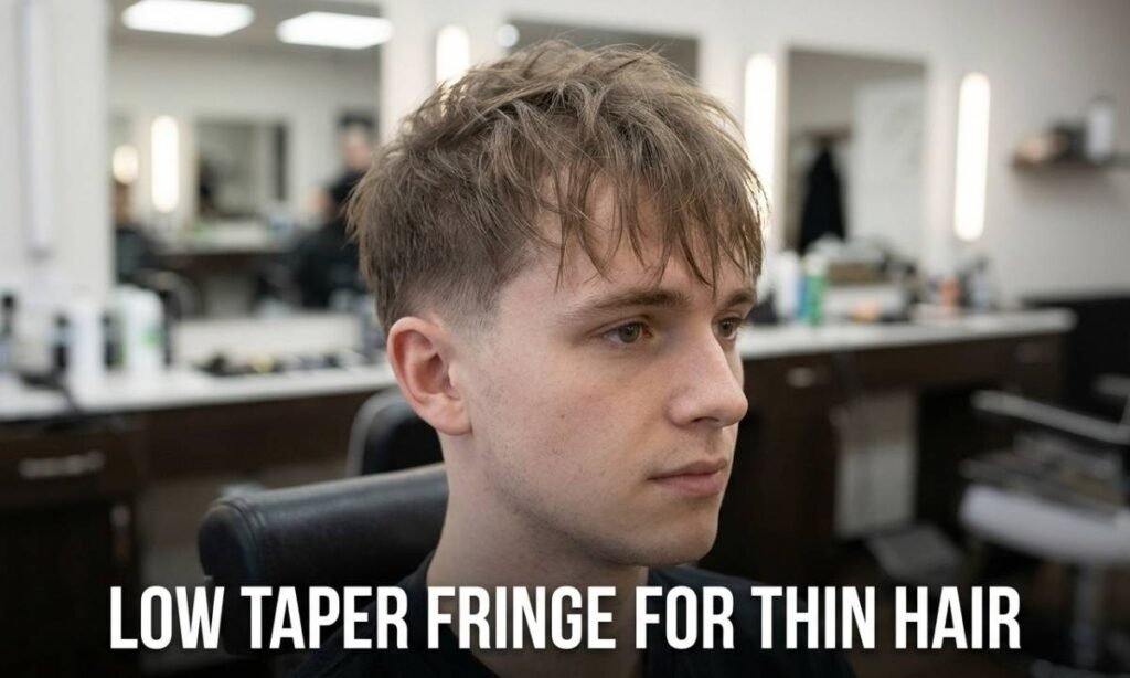 Low taper fringe for thin