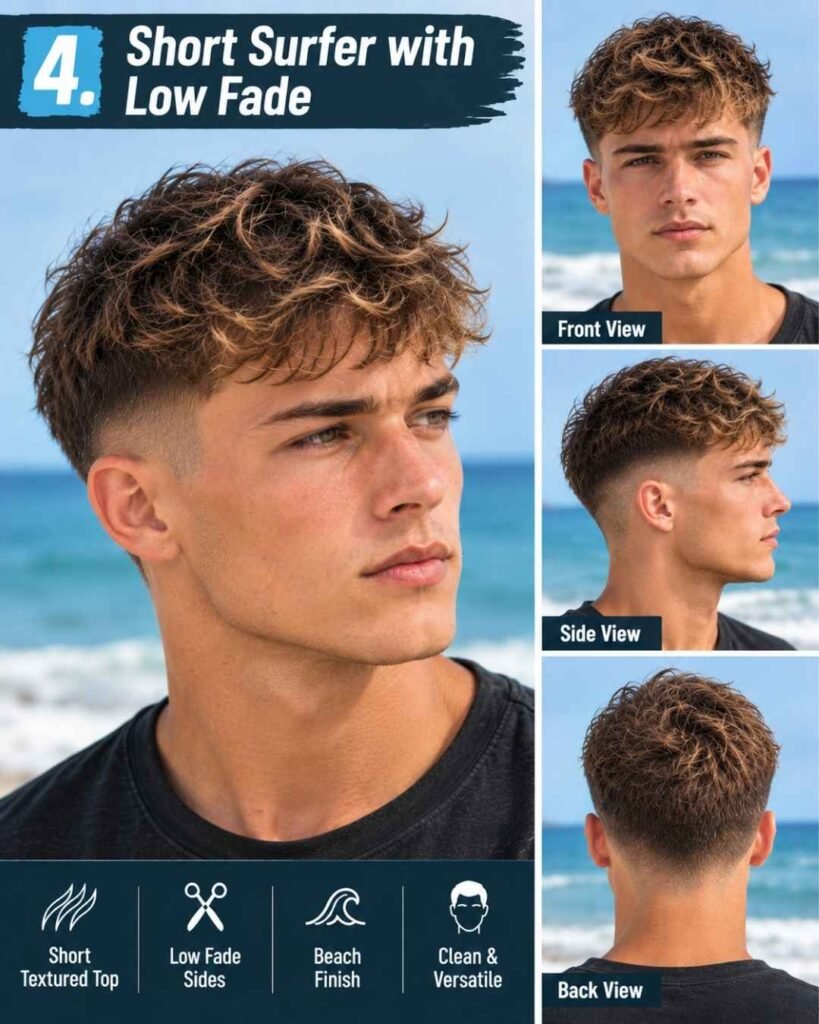 Short Surfer with Low Fade