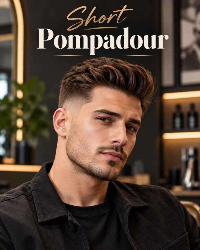 Short pompadour