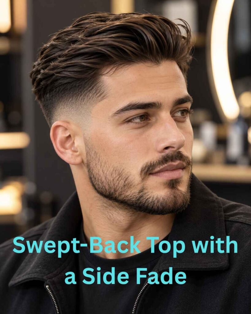 Swept-Back Top with a Side Fade