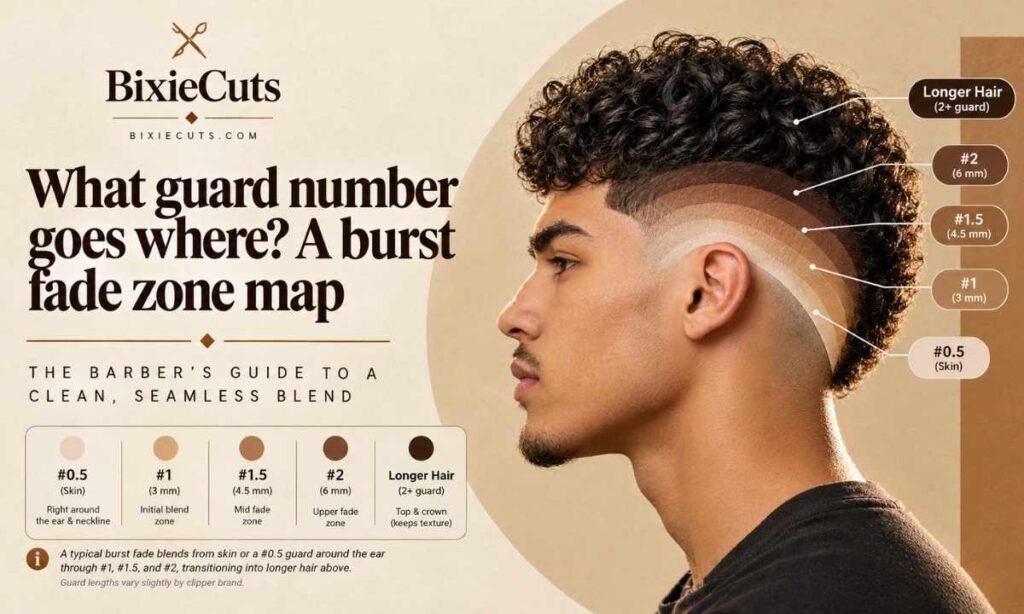 What guard number goes where A burst fade zone map